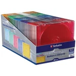 Verbatim Cd/dvd Color Slim Jewel Cases (94178). Fixed Price $36.55.