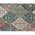 Rectangular Area Rug 6' X 4' Green Wool Renovator's Supply. Fixed Price $245.99.
