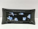 Vintage Southern Farm Bureau Insurance 20 Years Service Award Glass Desk Tray 67. Fixed Price $12.95.