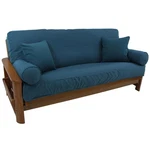 Blazing Needles Solid Twill 8" 9" Futon Cover With 4 Throw Pillows (set. Fixed Price $118.99.