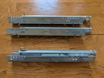 Ikea Tyssedal Nightstand Drawer Rails - Complete Set (l+r) & Bonus (l) Unused!. Fixed Price $9.99.