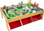 Kidkraft Waterfall Mountain Wooden Train Set & Table With 120 Pieces, 3 Storage. Fixed Price $247.99.