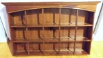 Rare Piece Of Big Size Furniture Dark Wood 210+ Cd-rom Holder Wall Mount Rack. Fixed Price $299.95.