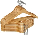 Wooden Hangers Pack Of 20 & 80 Suit Premium Natural Finish Utopia Home. Fixed Price $104.36.