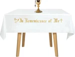 Large Remembrance Of Altar Frontal 88.2X52IN Holy Communion Table Cloth. Fixed Price $29.99.