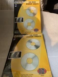 Fellowes Cd Dvd Protective 3 Ring Binder 20 Sleeves Holds 40 Discs. Fixed Price $18.00.