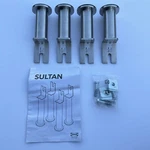 Ikea Sultan 19122 Round Bed Frame Legs Support W/ Connecting Bolt - Set Of 4. Fixed Price $100.00.