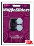 7/8 1 In. Grip Tip Round Magic Sliders (4-PACK). Fixed Price $7.95.