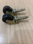 Waxman Stem Caster Wheel With Socket 1-1/4'' Black Swivel Bearing 2PC. Fixed Price $8.99.