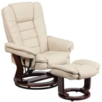 Flash Furniture BT-7818-BGE-GG Contemporary Beige Leather Recliner & Ottoman .... Fixed Price $565.93.