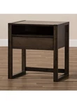 Single Drawer Wood Nightstand Ash Brown - Baxton Studio Contemporary. Fixed Price $54.99.