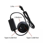 2 Button 5 Pin Round Switch Hand Control With Usb Ports For Power Recliner. Fixed Price $14.99.