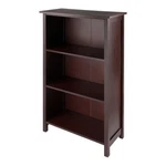 Winsome Milan 3-TIER Medium Solid Wood Storage Book Shelf Antique Walnut. Fixed Price $157.60.