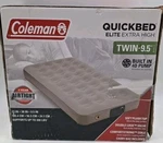 Coleman Quickbed Elite Extra High Airbed Twin 9.5" -built Pump. Fixed Price $39.00.