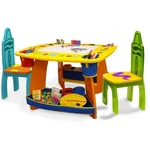 Open Box, Crayola Wooden Table And Chairs Set. Essential For Creativity. Fixed Price $169.99.
