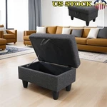 Lift Top Storage Ottoman Coffee Table Toy Box Footstool Tufted Bench Indoor Use. Fixed Price $65.79.