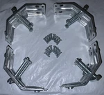 Set Of Ikea 122483 Corner Mount Bracket Angled For Table Legs Bjursta Stornas. Fixed Price $59.97.