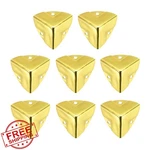 Uxcell 8PCS Metal Corner Protector Gold 1.1". Fixed Price $20.00.