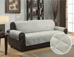 Quilted Micro Suede Pet Dog Couch Sofa Furniture Protector Cover, Kashi, Grey. Fixed Price $21.99.