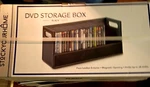 Stock Your Home Dvd Storage Box, Movie Shelf Organizer Tray, Espresso. Fixed Price $31.61.