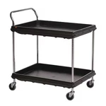 Metro BC2636-2DBL Utility Cart With Deep Lipped Plastic Shelves, Polymer, 400. Fixed Price $272.99.