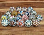 Cabinet Door Ceramic Knobs Drawer, Pulls Assorted Colour Pack Of 10. Fixed Price $29.23.