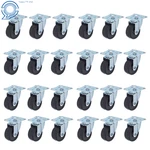 24 Pack 2" Swivel Caster Wheels Rubber Base With Top Plate & Bearing Heavy Duty. Fixed Price $19.18.