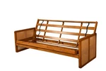 Kodiak Westport Full Futon Frame - Solid Hardwood Honey Finish Rattan Trim. Fixed Price $399.00.