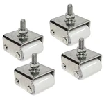 Richelieu Hardware Fixed Stem Caster 7 8IN Zinc White 4 Pack 253LB Load Wheel. Fixed Price $16.87.