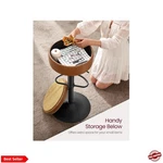 Ekho Collection - 360 Swivel Stool, Height Adjustable With Stor.... Fixed Price $108.99.