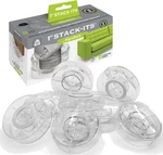 CB658 Stack-its 1 Inch Adjustable Bed Risers/furniture (set Of 8) Lifts. Fixed Price $51.45.