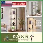 Modern Led Curio Cabinet With Adjustable Color Temperature 5-TIER Design. Fixed Price $89.99.