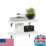 Furinno Tanna Floating Shelves For Wall Set Of 2, 22-INCH Shelf, Triple Thi. Fixed Price $62.18.