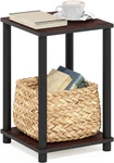 Turn-n-tube Side Table, 2-TIER End With Open Shelf, Toolless Night Stand,. Fixed Price $31.99.