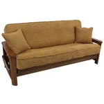 Blazing Needles Solid Microsuede Double Corded 8IN 9IN Futon Cover Set. Fixed Price $92.10.