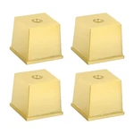 Uxcell Furniture Leg Cover, 4 Pack Square Metal Chair 1.2 Inch, Gold Tone. Fixed Price $27.31.