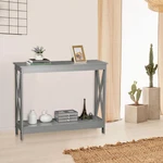 Grey Espresso Console Table Entryway Sofa Accent Hallway Living Room Furniture. Fixed Price $44.59.