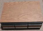 Audio Cassette Tape Cabinet Case 3 Drawer 42 Holder Storage Vintage W/ Feet. Fixed Price $19.96.