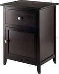Eugene Espresso Accent Table - Stylish 18.9"W X 14.96"D 25"H Design. Fixed Price $120.99.