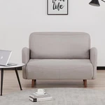 Artdeco Home Cypr 3-IN-1 Faux Linen Futon: Convertible Chair/chaise. Fixed Price $149.99.