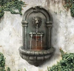 Fuente Pared Cabeza Le Jard Exterior Con Luz Lion Head Wall Fountain Pump. Fixed Price $240.88.