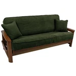 Blazing Needles Solid Microsuede Double Corded 8IN 9IN Futon Cover Set. Fixed Price $85.26.