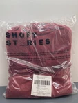 Short Stories Travel Blanket Set Ruby Wine Sealed. Fixed Price $19.99.