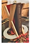 Vintage Ikea 18700 "x" Bookends Wooden Birch Bookstands Pair 9". Fixed Price $10.50.