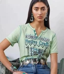 Nwot Double Ranch Native Craft Embroidered Top Size 1X. Fixed Price $99.99.