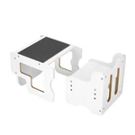Uimoso Weaning Table And Chair Set Montessori Toddler Desk With Blackboard White. Fixed Price $40.19.