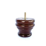 3" Heigh Furniture Legs Dark Brown Wooden Bun Feet Sofas , Chairs - Set 4. Fixed Price $28.49.