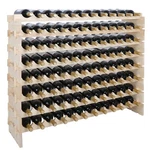 96 Bottles Wood Wine Rack Storage Display Shelves Kitchen Decor Natural 8 Tiers. Fixed Price $75.58.