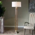 Uttermost Boydton Burnished Wood Floor Lamp. Fixed Price $737.00.
