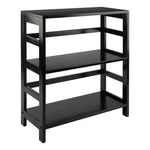 Winsome Leo 2-SECTION Wide Transitional Solid Wood Storage Book Shelf Espresso. Fixed Price $97.21.